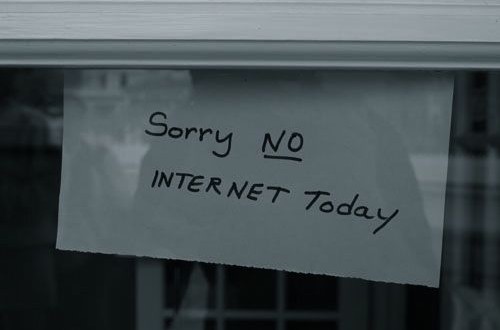 Sorry no internet today