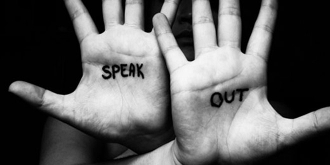 Speaking out