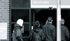 Jobcentre queue