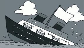 Sinking ship