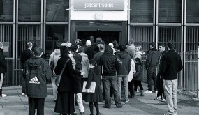 Jobcentre queue