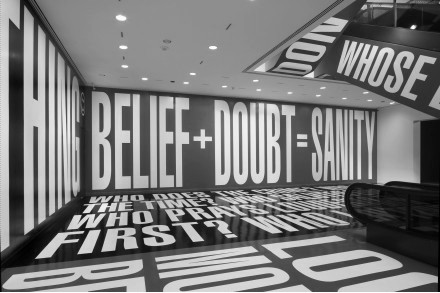 Barbara Kruger installation